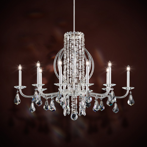 Siena Ten Light Chandelier in Antique Silver (53|RS8310N48H)