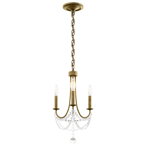 Verdana Three Light Chandelier in Black (53|RJ1003N51O)