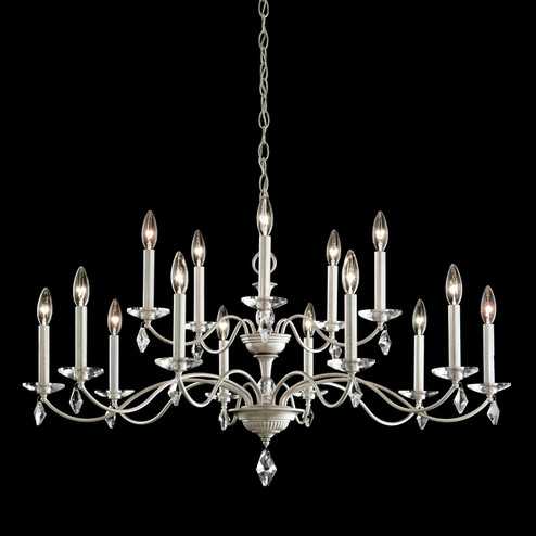 Modique 15 Light Chandelier in Ferro Black (53|MD1015N59H)