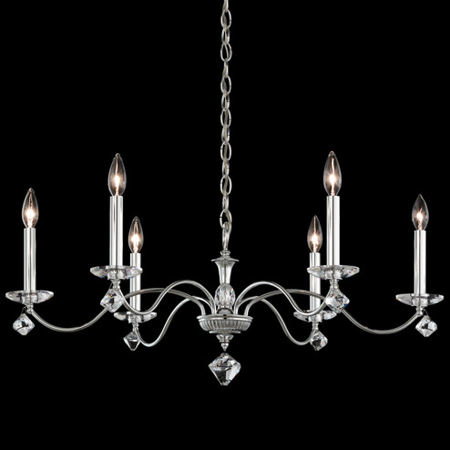 Modique Six Light Chandelier in Ferro Black (53|MD1006N59H)