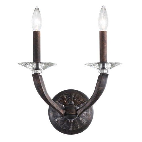 Emilea Two Light Wall Sconce in Heirloom Bronze (53|MA1002N76O)