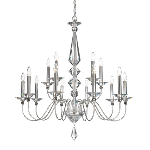 Jasmine 15 Light Chandelier in Polished Silver (53|968540CL)
