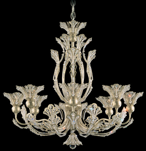 Rivendell Eight Light Chandelier in Antique Silver (53|786348R)