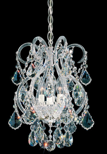 Olde World Four Light Mini Pendant in Polished Silver (53|680940H)