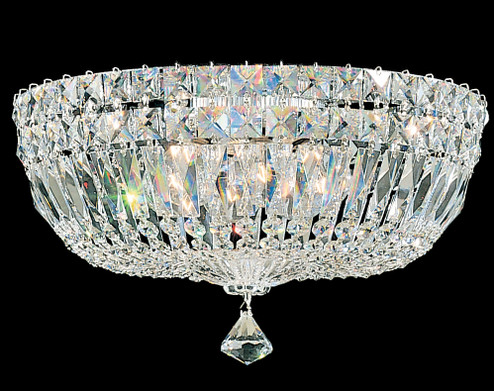 Petit Crystal Deluxe Five Light Semi-Flush Mount in Aurelia (53|5893211O)