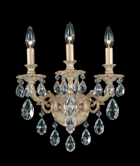 Milano Three Light Wall Sconce in Etruscan Gold (53|564323H)