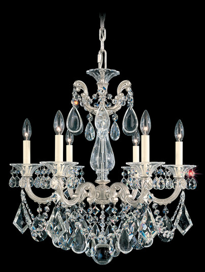 La Scala Six Light Chandelier in Parchment Gold (53|507227R)