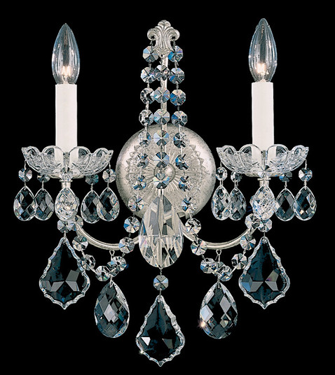 New Orleans Two Light Wall Sconce in Polished Silver (53|365140H)