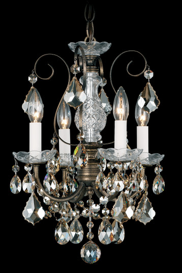 New Orleans Four Light Chandelier in Heirloom Bronze (53|364876R)