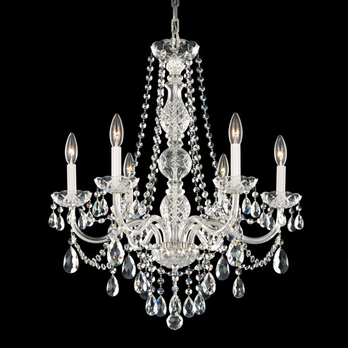 Arlington Six Light Chandelier in Polished Silver (53|130340H)