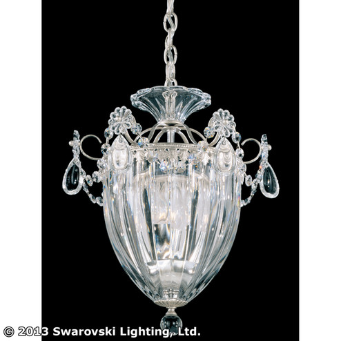 Bagatelle Three Light Mini Pendant in Antique Silver (53|124348S)