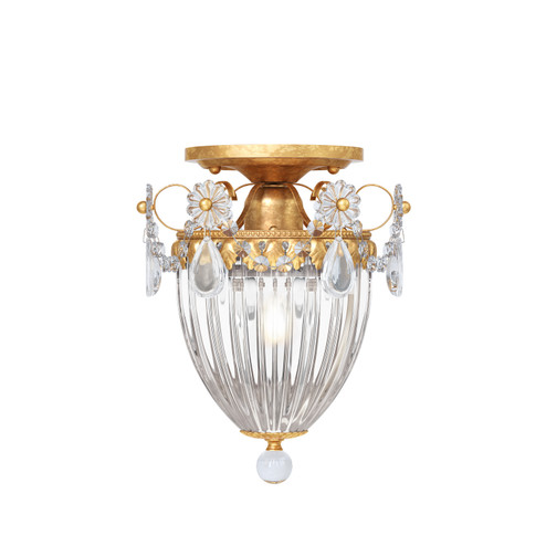 Bagatelle One Light Semi-Flush Mount in French Gold (53|123926R)