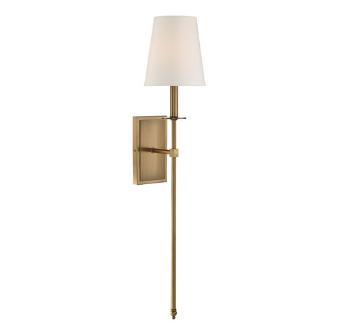 Monroe One Light Wall Sconce in Warm Brass (51|971441322)