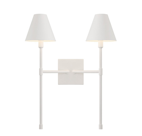 Jefferson Two Light Wall Sconce in Bisque White (51|95202283)