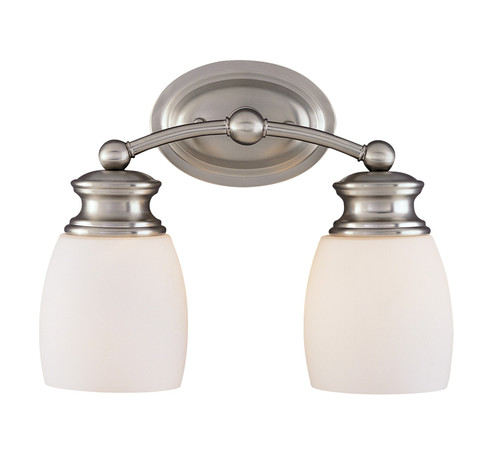 Elise Two Light Bath Bar in Satin Nickel (51|891272SN)