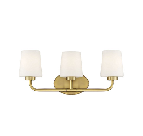 Capra Three Light Bath Bar in Warm Brass (51|840903322)