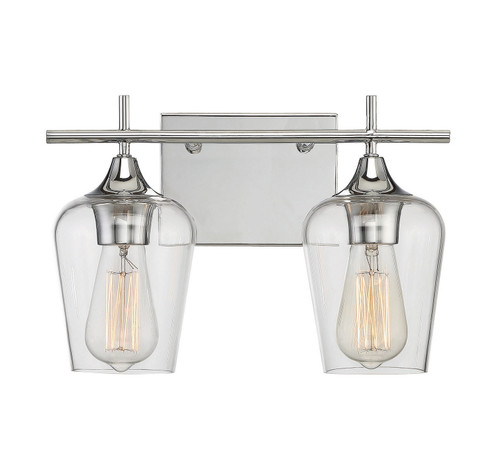 Octave Two Light Bath Bar in Polished Chrome (51|84030211)