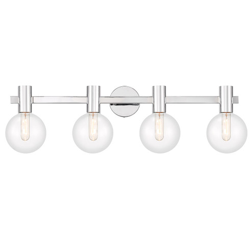 Wright Four Light Bathroom Vanity in Chrome (51|83076411)