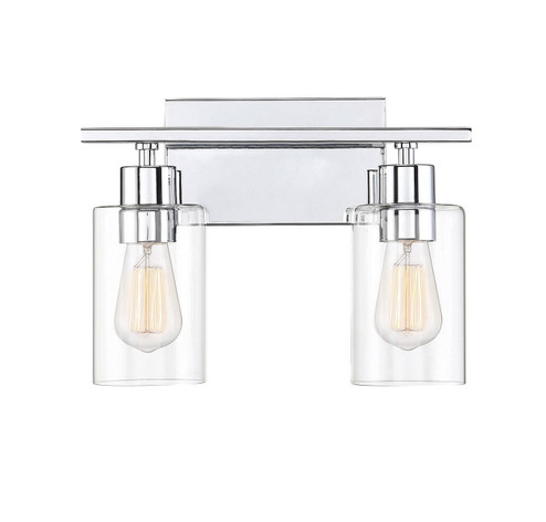 Lambert Two Light Bath Bar in Polished Chrome (51|82149211)