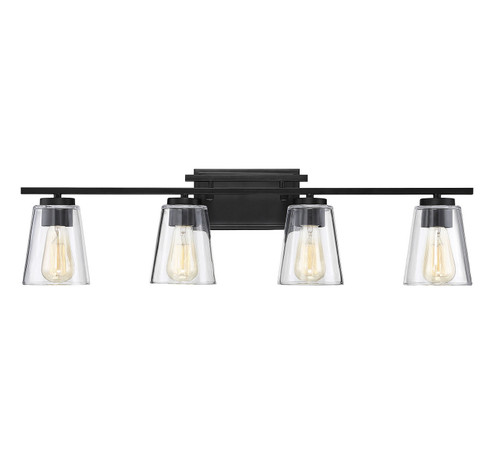 Calhoun Four Light Bath Bar in Black (51|810204BK)