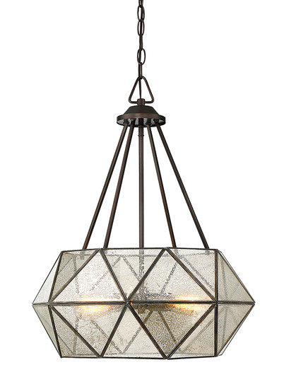 Tartan Four Light Pendant in Oiled Burnished Bronze (51|79008428)