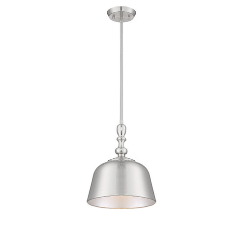 Berg One Light Pendant in Satin Nickel (51|737511SN)