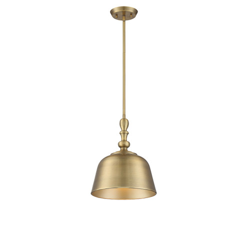 Berg One Light Pendant in Warm Brass (51|737511322)
