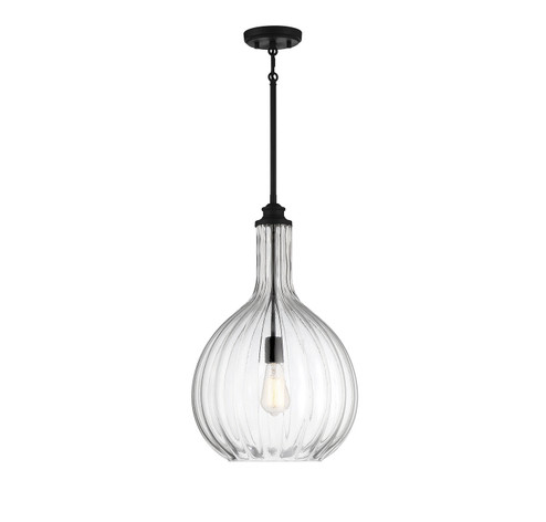 Brandon One Light Pendant in Matte Black (51|72255189)