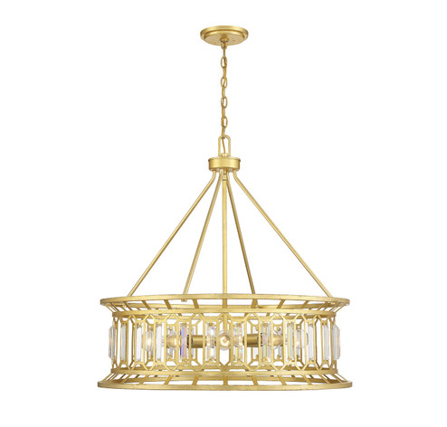 Daintree Eight Light Pendant in True Gold (51|719478260)