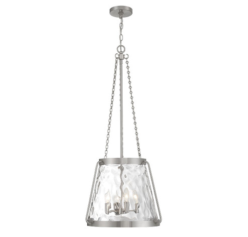 Crawford Four Light Pendant in Satin Nickel (51|718044SN)