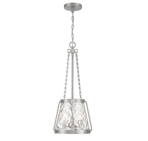 Crawford Three Light Pendant in Satin Nickel (51|718033SN)