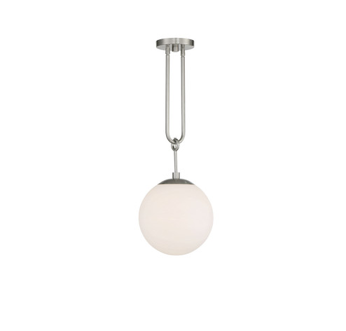 Becker One Light Pendant in Satin Nickel (51|71801SN)