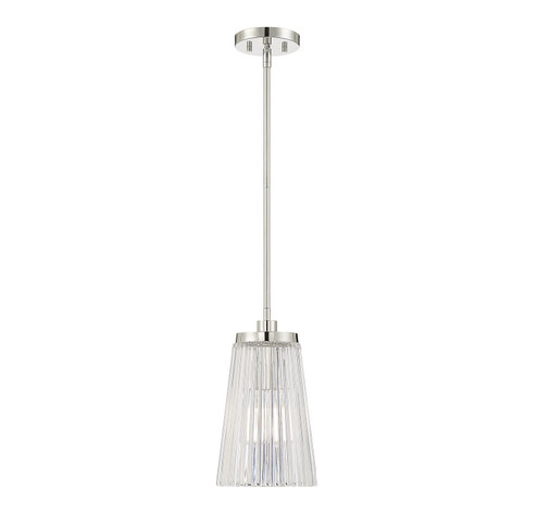 Chantilly One Light Pendant in Polished Nickel (51|717421109)