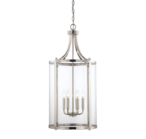 Penrose Six Light Foyer Lantern in Polished Nickel (51|710416109)