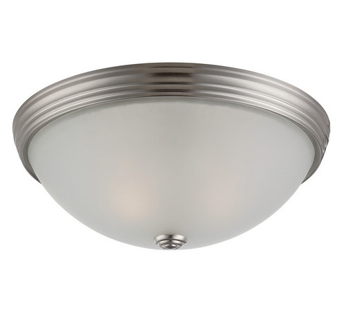 Flush Mount Two Light Flush Mount in Satin Nickel (51|678013SN)
