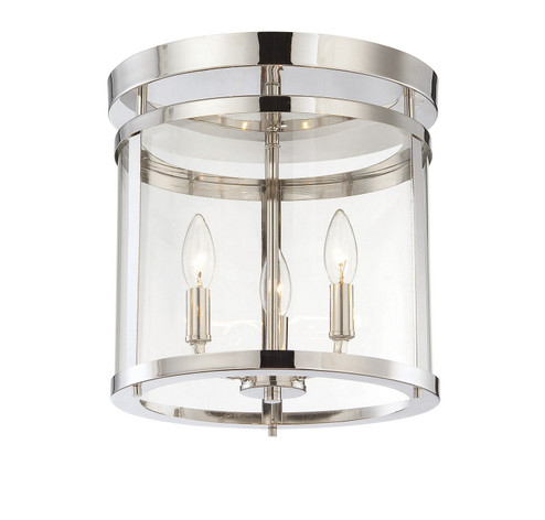 Penrose Three Light Semi-Flush Mount in Polished Nickel (51|610433109)