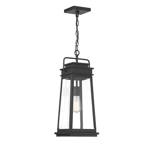 Boone One Light Outdoor Hanging Lantern in Matte Black (51|5816BK)