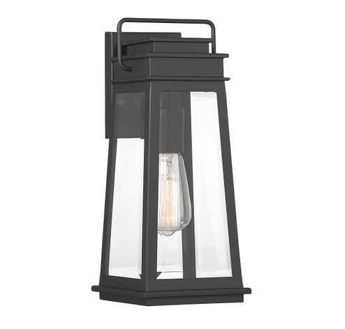 Boone One Light Outdoor Wall Lantern in Matte Black (51|5812BK)