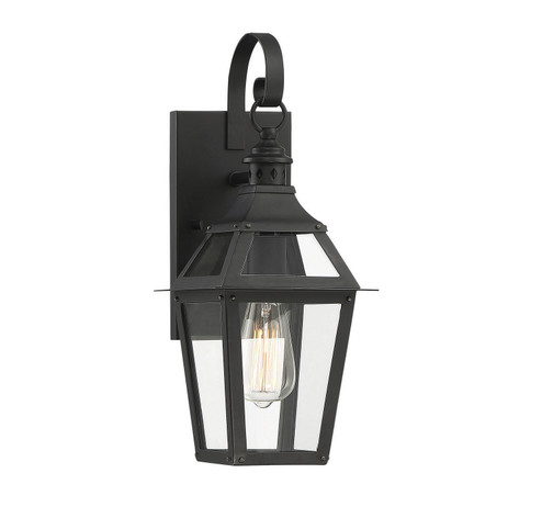 Jackson One Light Wall Sconce in Black with Gold Highlights (51|5720153)