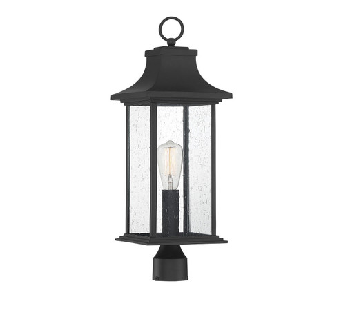 Hancock One Light Post Lantern in Matte Black (51|5454BK)