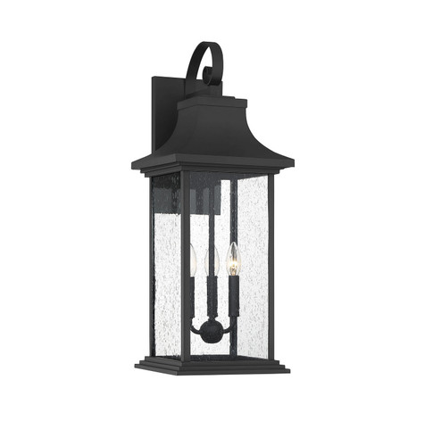 Hancock Three Light Outdoor Wall Sconce in Matte Black (51|5452BK)