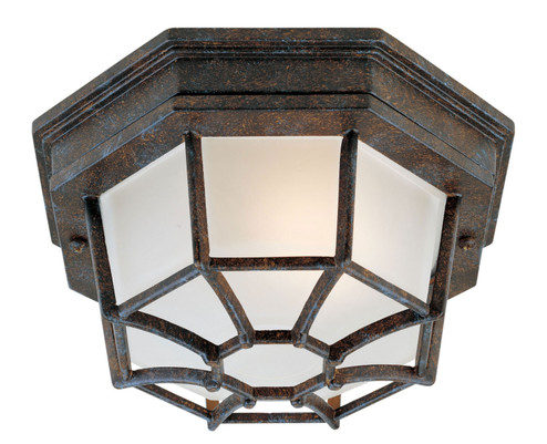 Exterior Collections One Light Flush Mount in Rustic Bronze (51|5206672)