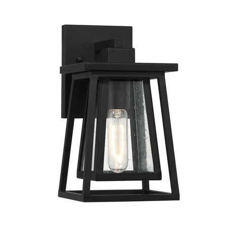 Denver One Light Outdoor Wall Lantern in Matte Black (51|52020BK)