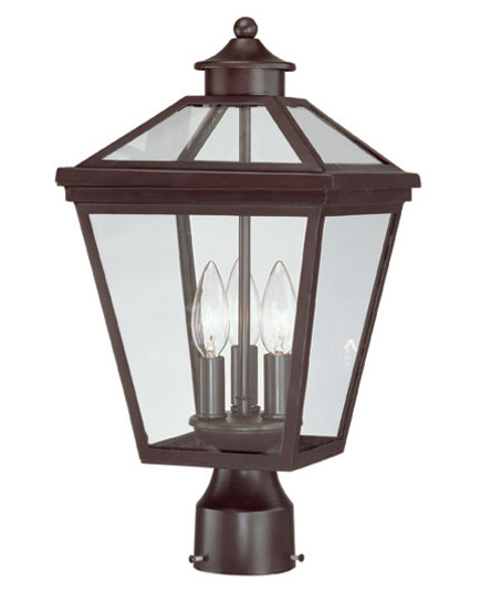 Ellijay Three Light Post Lantern in English Bronze (51|514713)