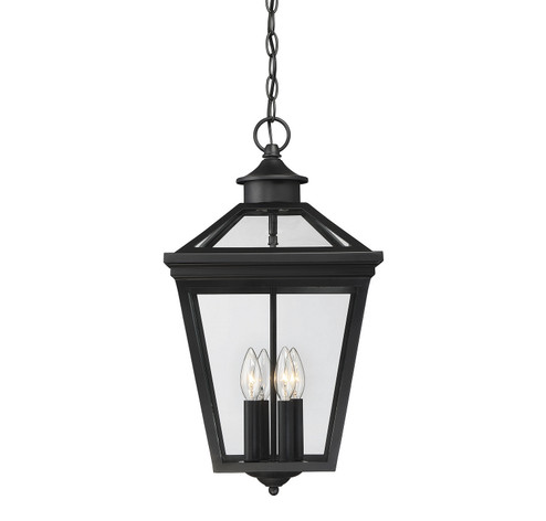 Ellijay Four Light Outdoor Hanging Lantern in Black (51|5145BK)