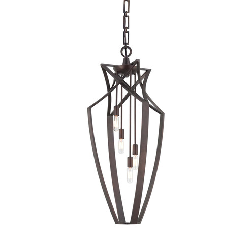 Windsung Four Light Pendant in English Bronze (51|36821413)