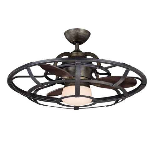 Alsace LED Fan D'Lier in Reclaimed Wood (51|269536FD196)