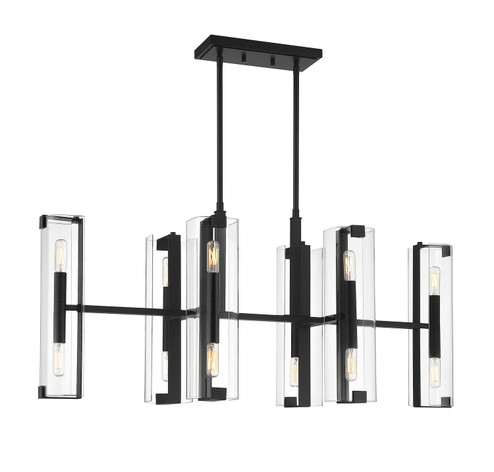 Winfield 12 Light Chandelier in Matte Black (51|197731289)