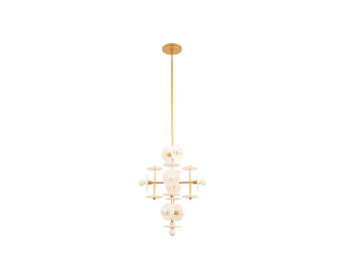 Amani Nine Light Pendant in Gold (51|11590938)