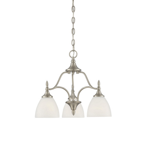 Herndon Three Light Chandelier in Satin Nickel (51|110003SN)